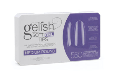 Soft Gel Tips-Medium Round 550 ct
